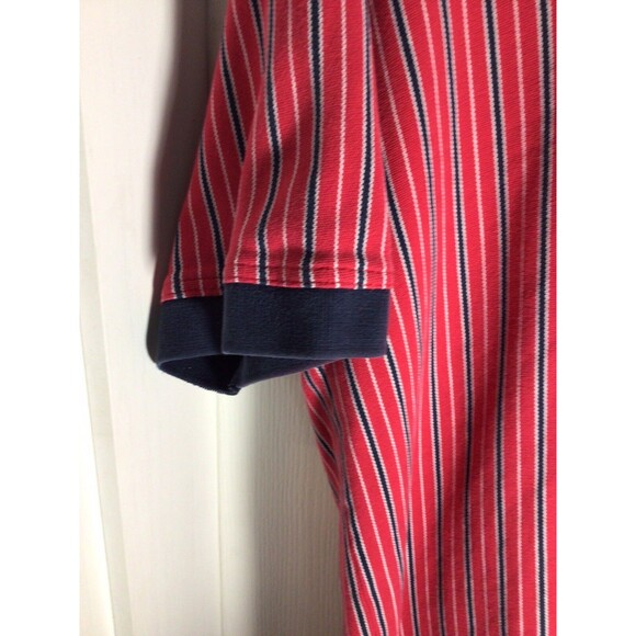 Vintage Ivy Crew Explorer USA Red White Blue XL Polo - Picture 3 of 16